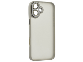 Gigapack iPhone 16 Plus Szilikon telefonvédő tok, szürke (GP-160117)