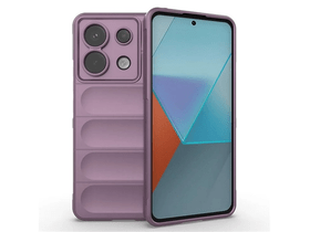 Szilikon telefonvédő (ütésállóság, kameravédő, 3D) LILA