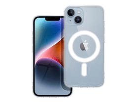 Szilikon telefonvédő (ütésállóság, MagSafe) ÁTLÁTSZÓ