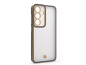 Gigapack Samsung S25 Szilikon tok, arany/sötétkék(GP-177602)
