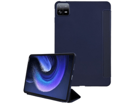 Gigapack Xiaomi Pad 6 Bőr hatású flip tok, sötétkék (GP-152976)