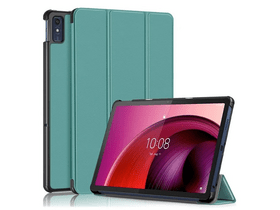 Gigapack Lenovo Tab M10 5G Bőr hatású flip tok, zöld (GP-153579)