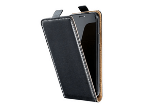 Gigapack Samsung S23 FE Bőr flip tok, fekete (GP-150847)