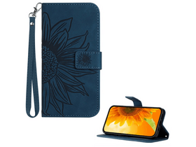 Gigapack T Phone 3 5G Flip tok napraforgó minta, sötétkék (GP-176303) Gigapack T Phone 3 5G Flip tok napraforgó minta, sötétkék (GP-176303)