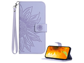 Gigapack T Phone 3 5G Flip tok napraforgó minta, világoslila (GP-176307)