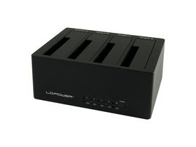 LC Power LC-DOCK-U3-4B HDD dokkoló állomás LC Power LC-DOCK-U3-4B HDD dokkoló állomás