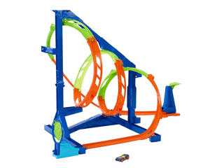 Circuit Hot Wheels – Kit Cascade Avec Voiture + Tire-bouchon – Jouet Neuf En Boîte