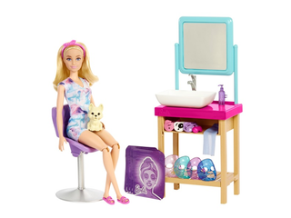 barbie art set with easel