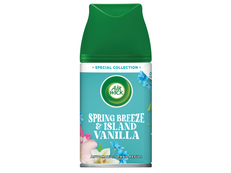 Air Wick Freshmatic Tavaszi szellő és vanília automata légfrissítő spray utántöltő, 6x250ml