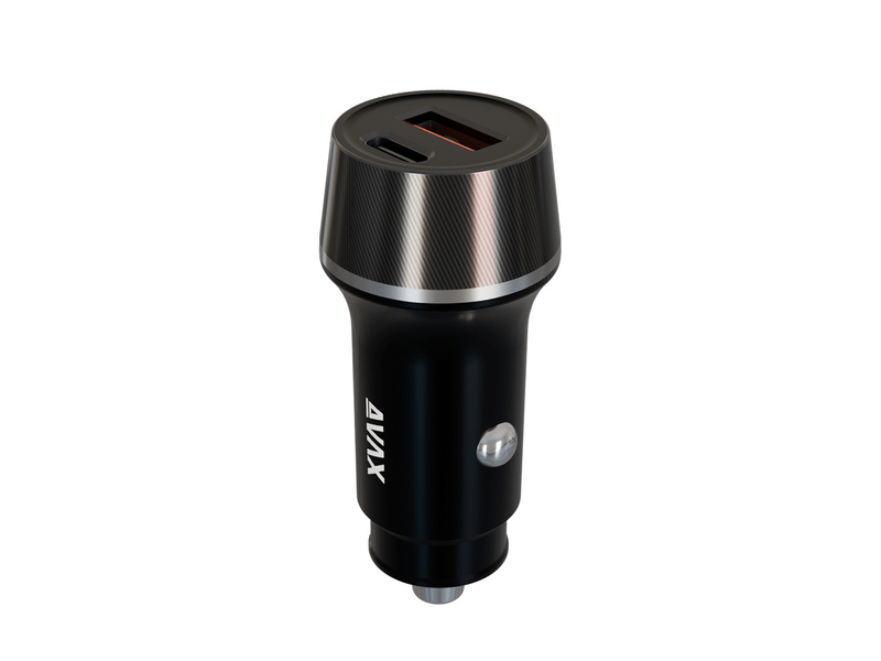 Avax CC304B CARLY 38W USB-C (PD3.0) + USB-A (QC) Autós töltő
