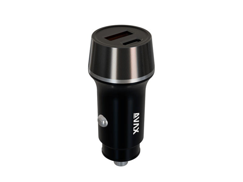 Avax CC304B CARLY 38W USB-C (PD3.0) + USB-A (QC) Autós töltő