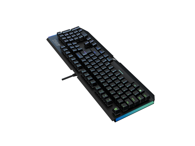 Avax FS01B Mechanikus gamer billentyűzet, barna switch