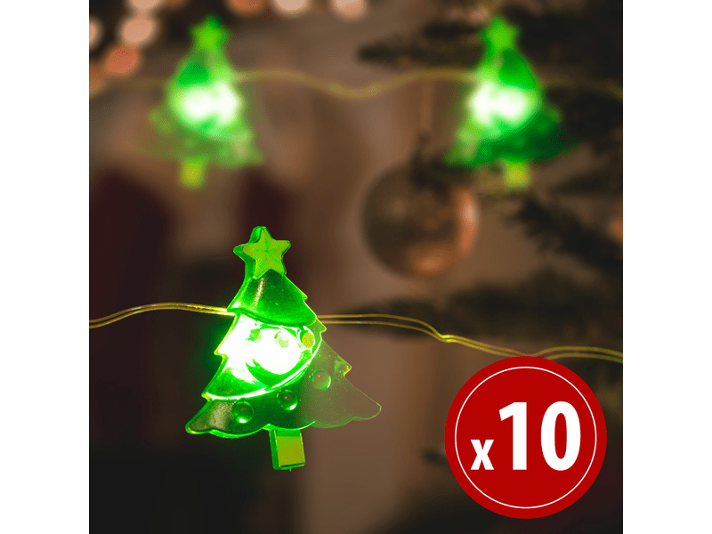 LED fényfüzér karácsonyfa melegfehér