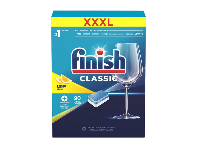Finish Classic Citromos mosogatógép tabletta, 90 db