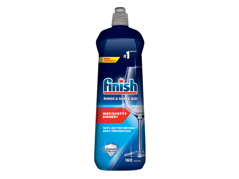 Finish Shine & Protect Rinse Aid öblítőszer gépi mosogatáshoz, Regular, 800 ml