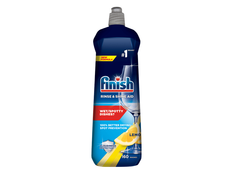 Finish Shine & Protect Rinse Aid öblítőszer gépi mosogatáshoz, Citrom illat, 800 ml