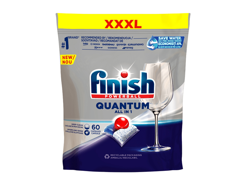 Finish Quantum All in 1 Regular mosogatógép tabletta, 60 db