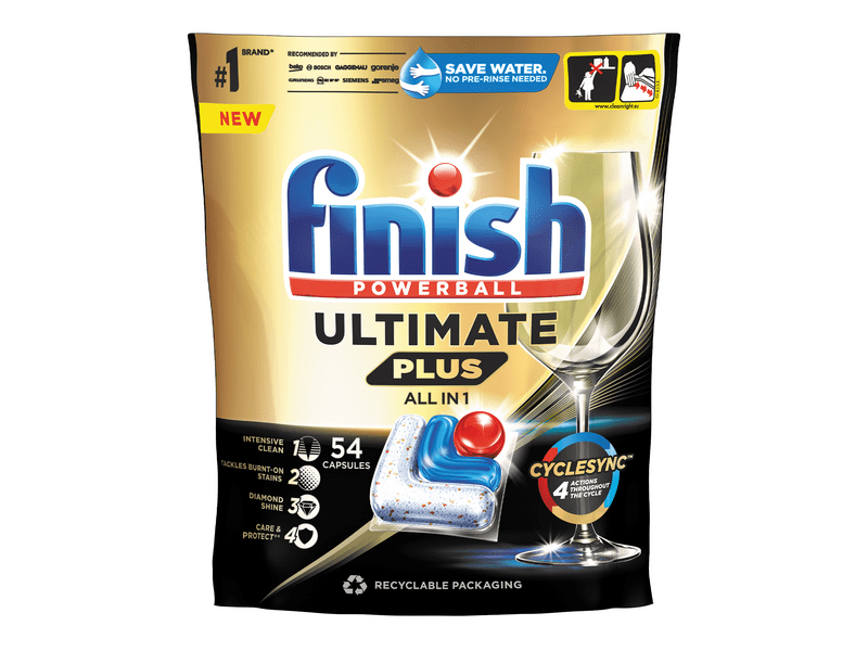 Finish Ultimate Plus All in 1 Regular Mosogatógép kapszula, 54 db