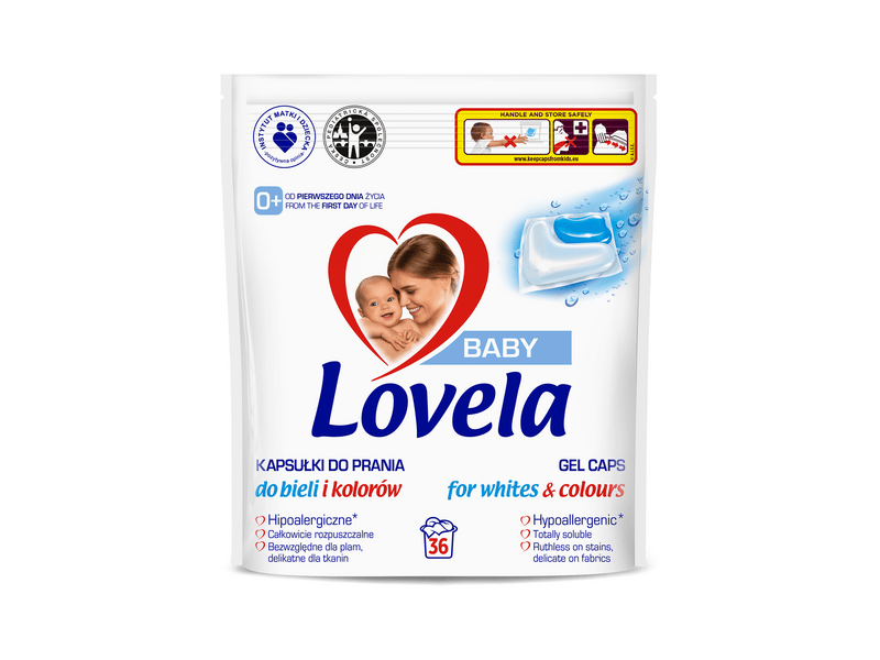 Lovela Baby Hipoallergén Mosókapszula, 36 db