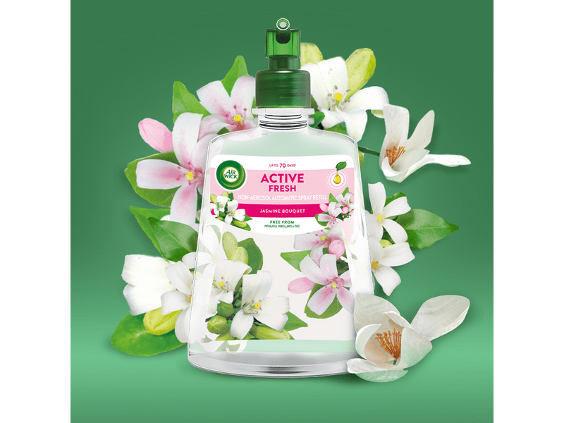 Air Wick Active Fresh utántöltő Jázmin Csokor, 4x228ml