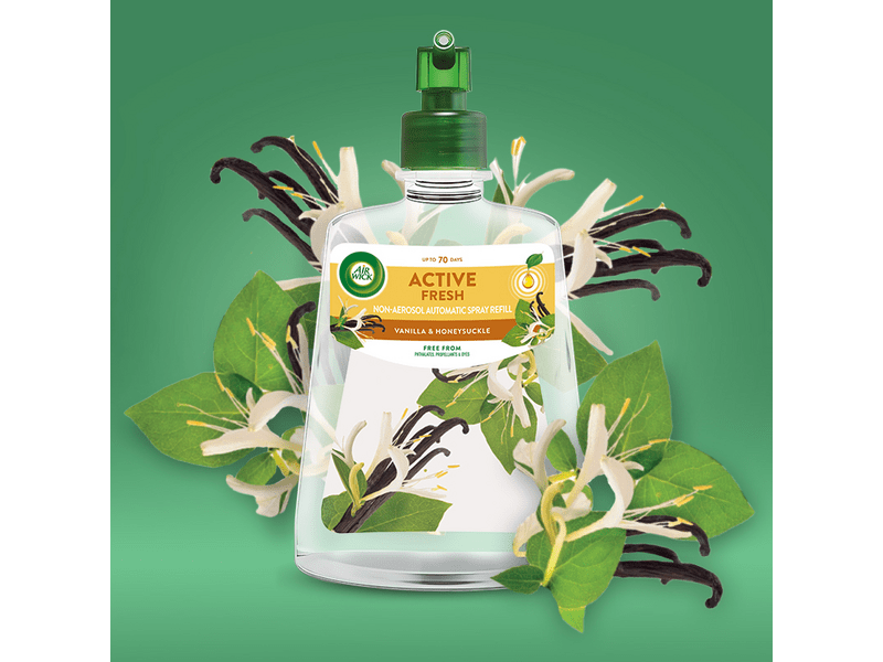 Air Wick Active Fresh utántöltő Vanília és Jázminlonc, 4x228ml