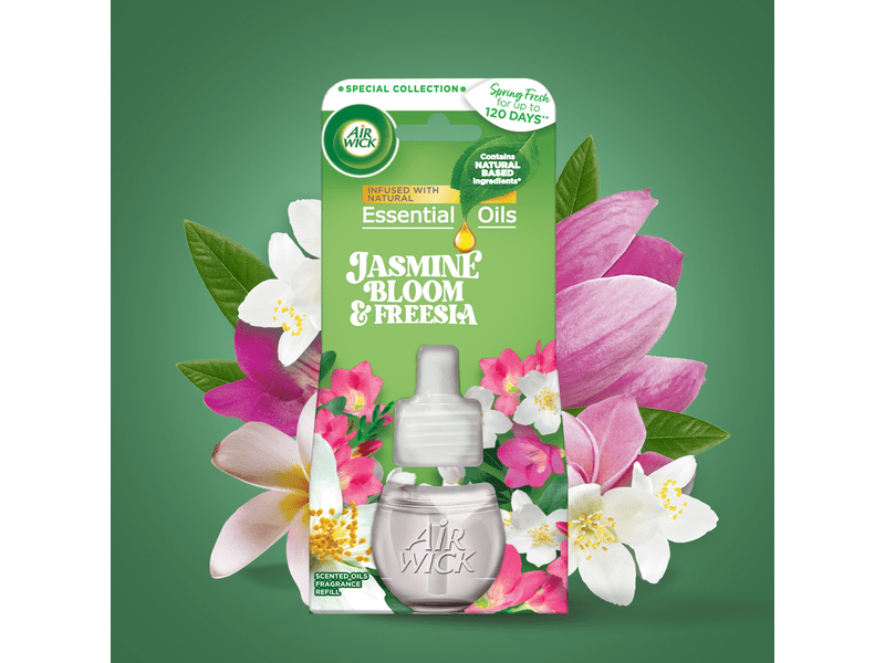 Air Wick elektromos légfrissítő utántöltő - Virágzó jázmin és frézia 6x19ml