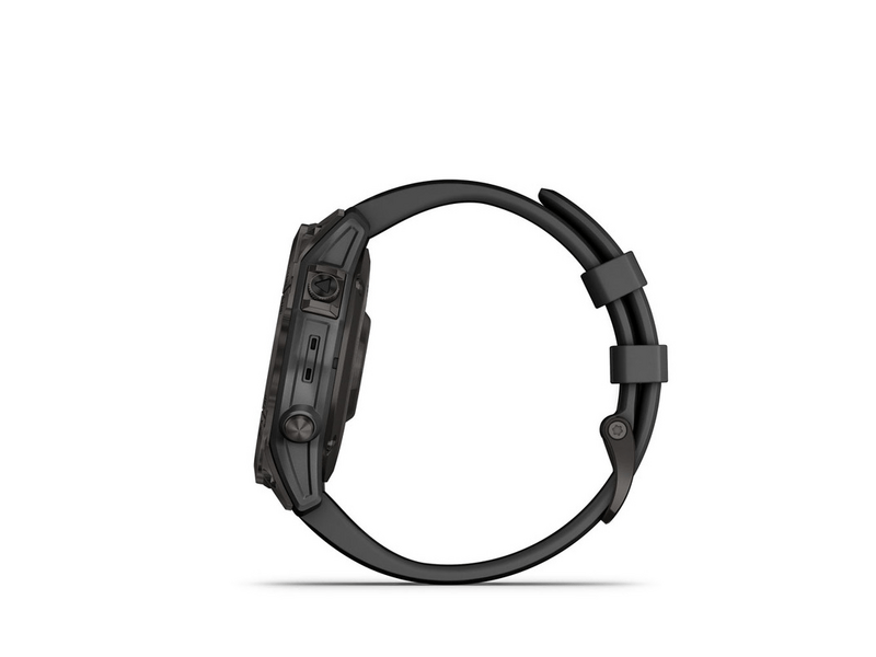 Garmin Fenix 7 Okosóra, Sapphire szürke, fekete szilikon szíjjal (GG010-02540-21)
