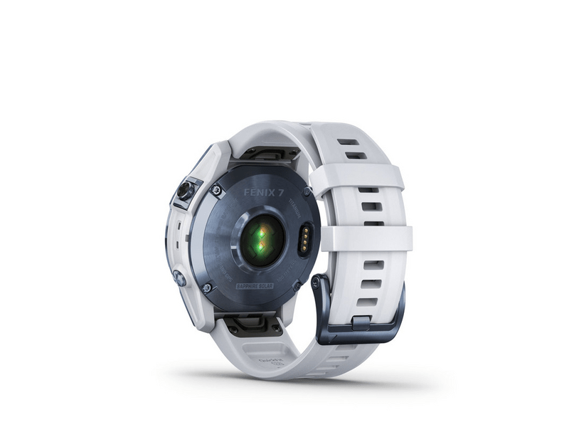 Garmin Fenix 7, Sapphire ásványkék titánium, homokkő színű szilikon szíjjal (GG010-02540-25)