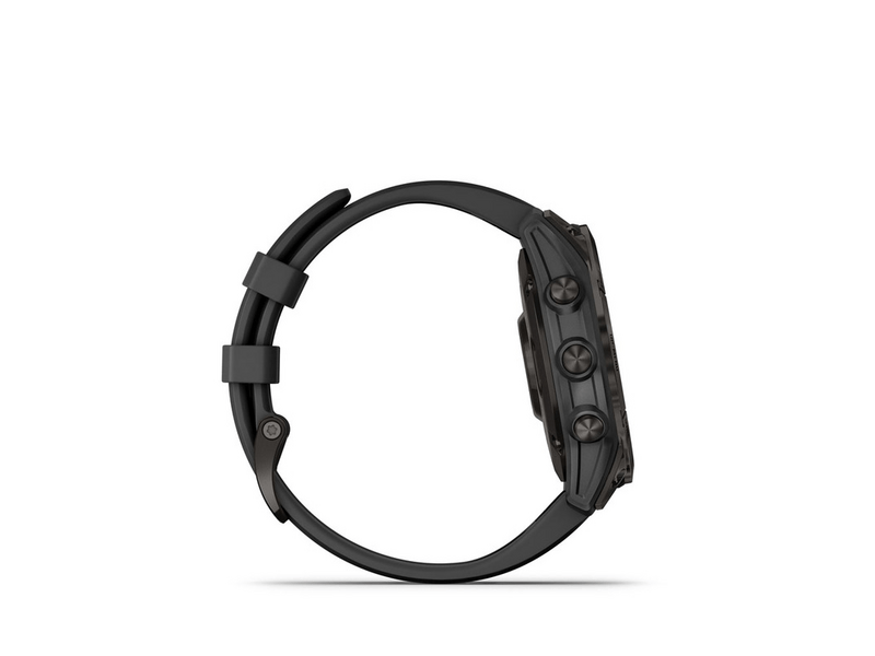 Garmin Fenix 7 Okosóra, Sapphire fekete, fekete szilikon szíjjal (GG010-02540-35)