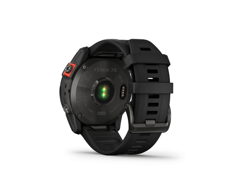 Garmin Fenix 7X, Solar fekete, fekete szilikon szíjjal (GG010-02541-01)