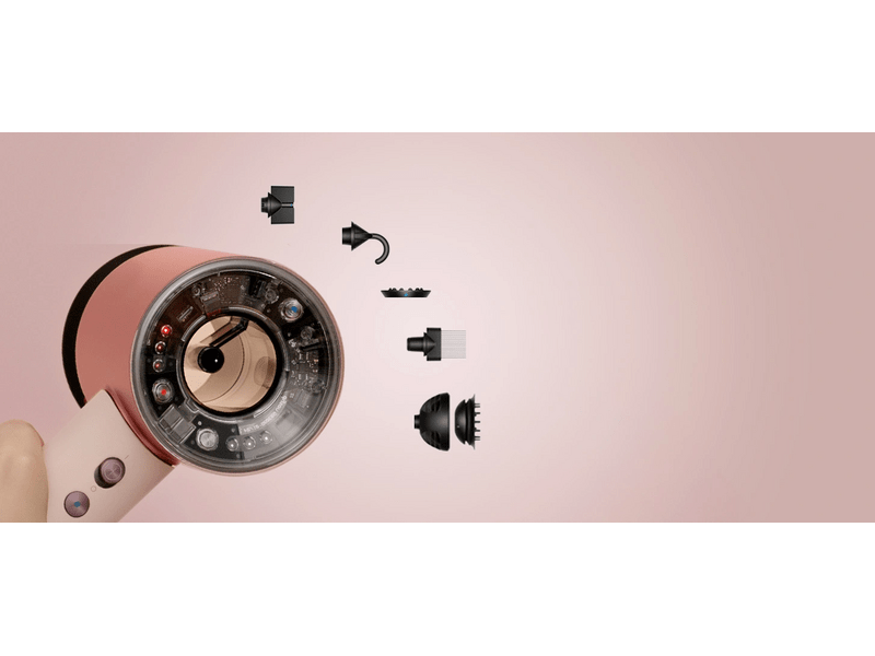 Dyson Supersonic Nural™ (HD16) Hajszárító, Kerámia rózsaszín/Rózsaarany (598975-01)