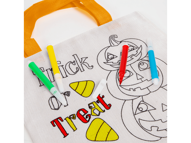 Family 57318A Színezhető ajándéktáska - halloweeni tök