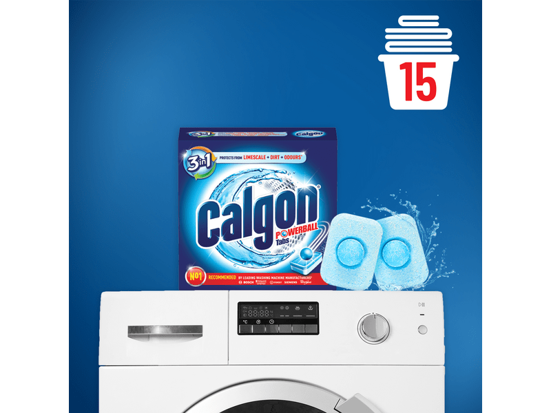 Calgon 3 in 1 vízlágyító tabletta, 15 db
