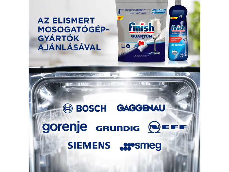 Finish Quantum All in 1 Regular mosogatógép tabletta, 60 db