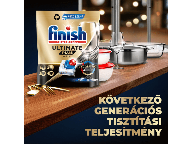 Finish Ultimate Plus All in 1 Regular Mosogatógép kapszula, 45 db
