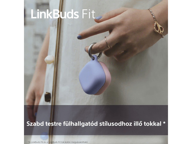 Linkbuds FIT Gumi TWS fülhall.kieg.BK