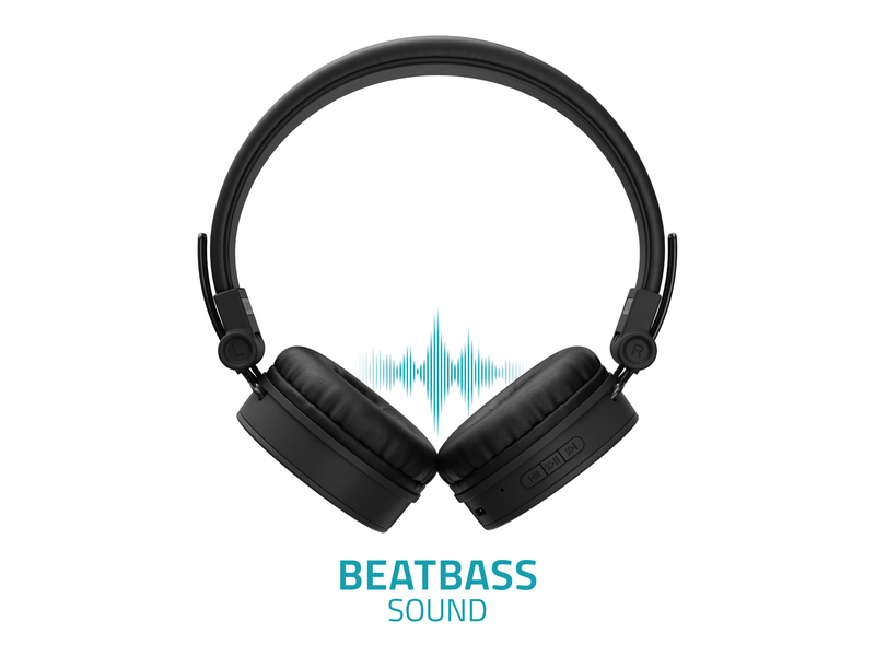 LAMAX Blaze2 Összecsukható Vezeték nélküli fejhallgató, fekete ( LXOHMBLZ2CNBA)