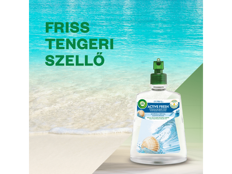 Air Wick Active Fresh utántöltő Tengeri Szellő, 4x228ml