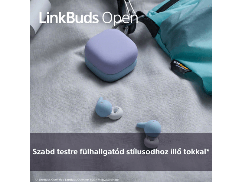 Sony Linkbuds Open Bölcsőtok, kék (HACL910CL.WW)