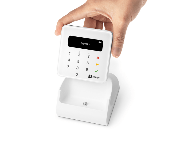 SumUp Air kártyaolvasó terminál + töltődokkoló