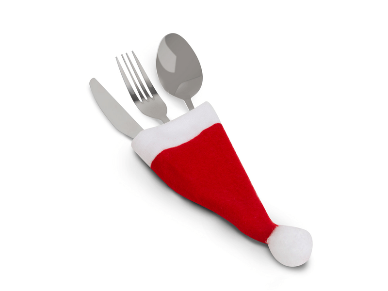 Family 58723 Karácsonyi evőeszköz dekor, mikulássapka