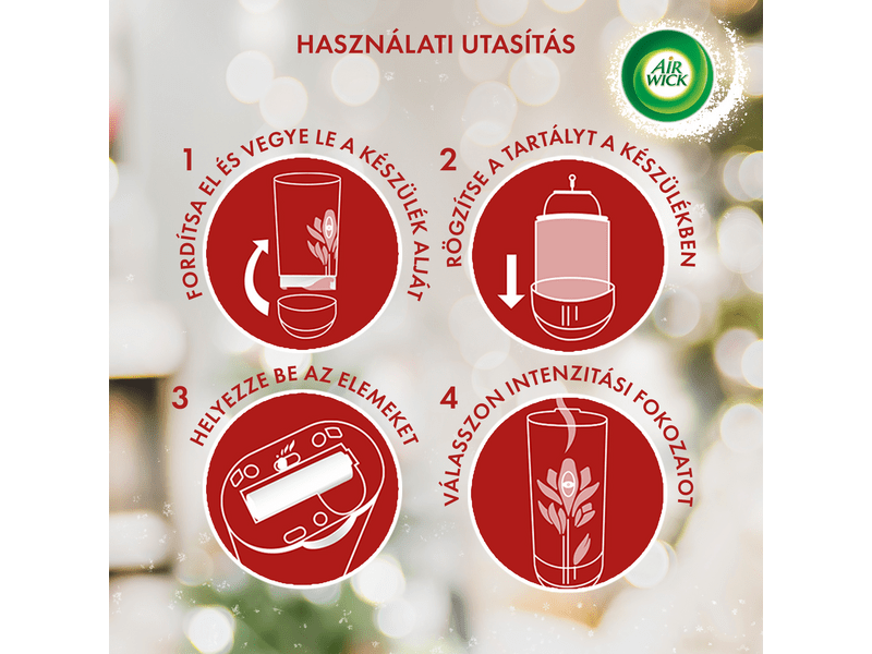 Air Wick Freshmatic Automata légfrissítő spray utántöltő - Fahéj és Narancs, 6x250 ml