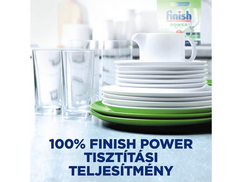 Finish Green Power 0% All in 1 mosogatógép tabletta, 70 db