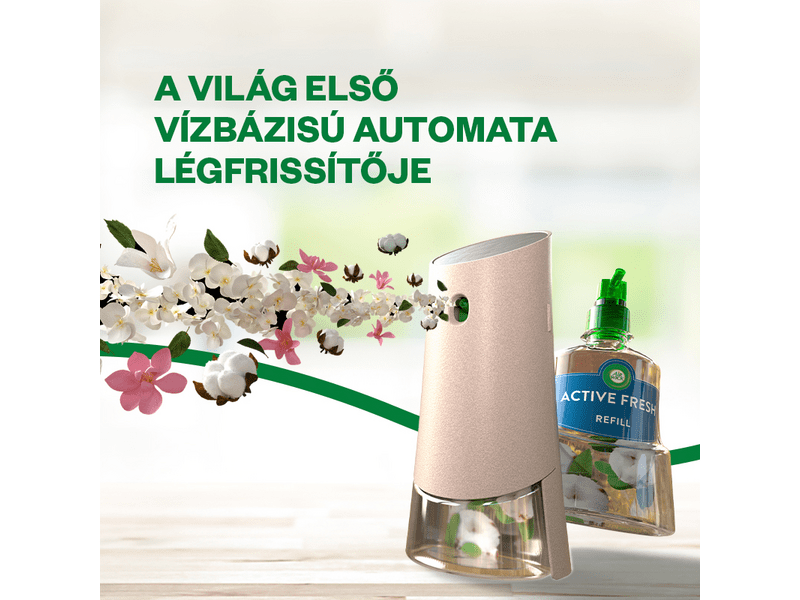 Air Wick Active Fresh készülék és utántöltő, jázmin csokor, 228 ml
