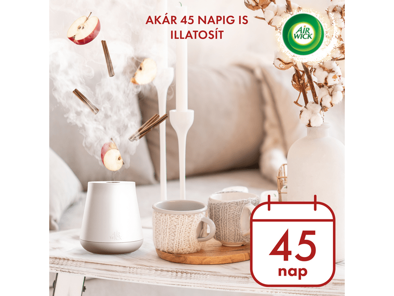Air Wick Aroma Diffúzor utántöltő – Alma és Fahéj, 6 x 20 ml