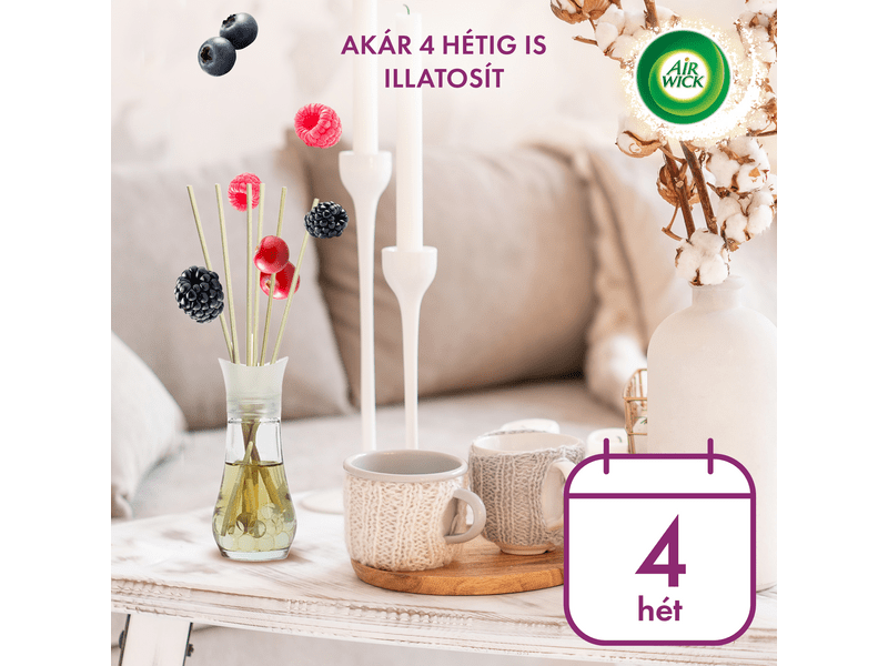 Air Wick Pálcikás légrissítő folyadék - Pezsgő téli gyümölcsök