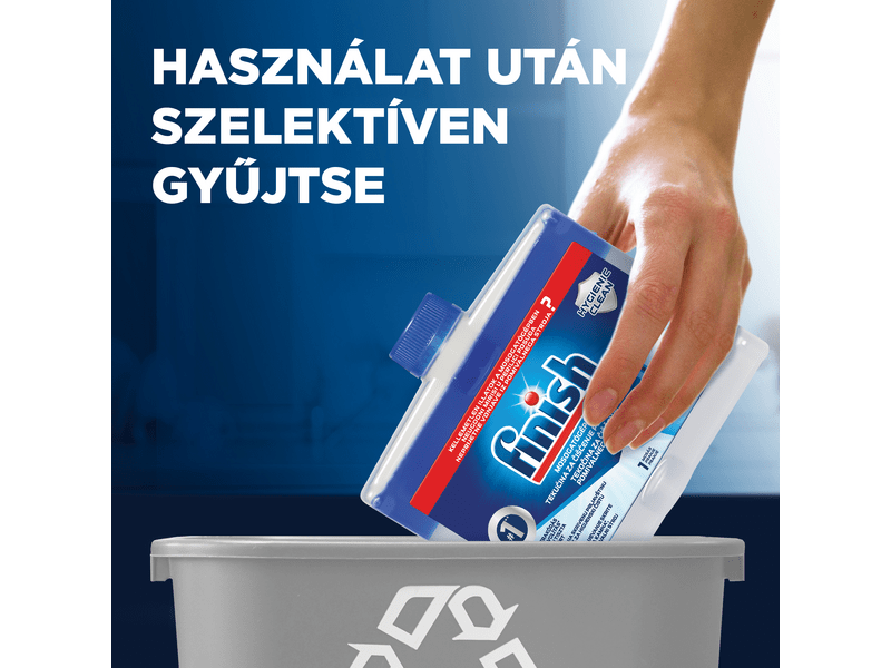 Finish Mosogatógép-tisztító folyadék, Regular, 2x250 ml