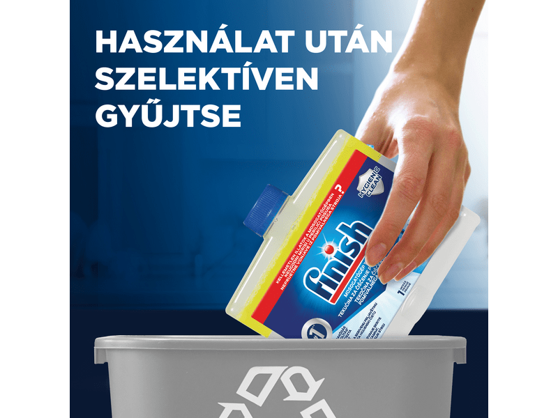 Finish Mosogatógép-tisztító folyadék, Citrom, 2x250 ml