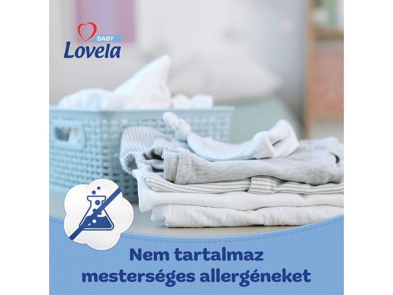 Lovela Baby folyékony mosószer színes ruhákhoz, 2,9 l