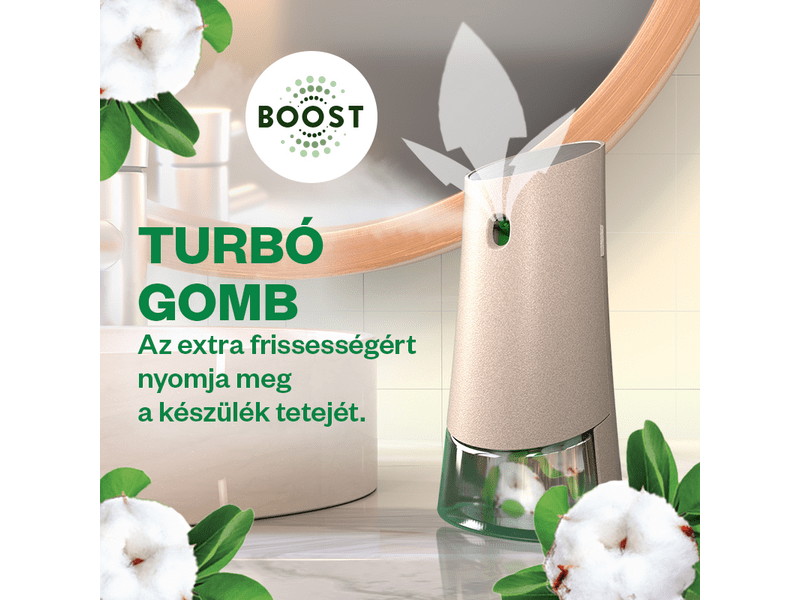 Air Wick Active Fresh légfrissítő készülék és utántöltő, Friss Pamut, 228 ml